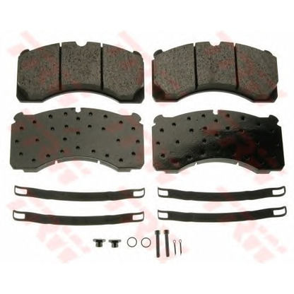 Photo Brake Pad Set, disc brake TRW GDB5082