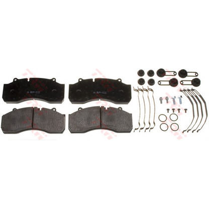 Photo Brake Pad Set, disc brake TRW GDB5090