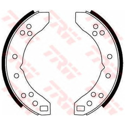 Photo Brake Shoe Set TRW GS6017