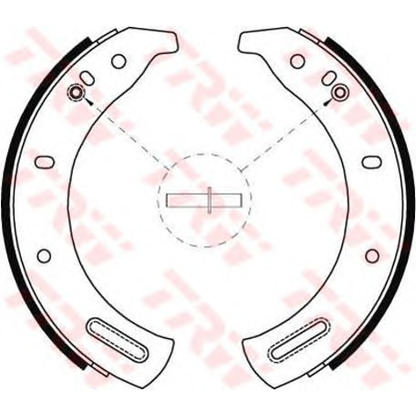 Photo Brake Shoe Set TRW GS6107