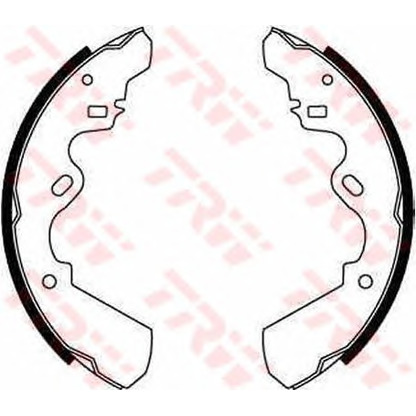 Photo Brake Shoe Set TRW GS6204