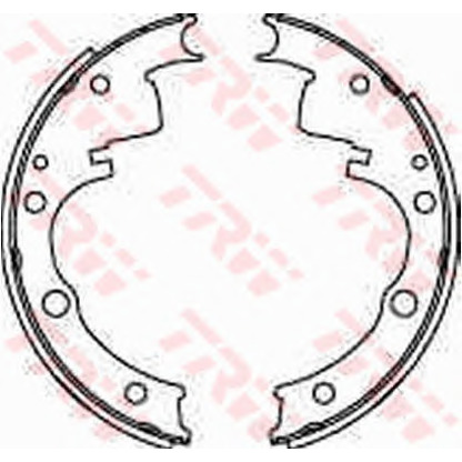 Photo Brake Shoe Set TRW GS6209