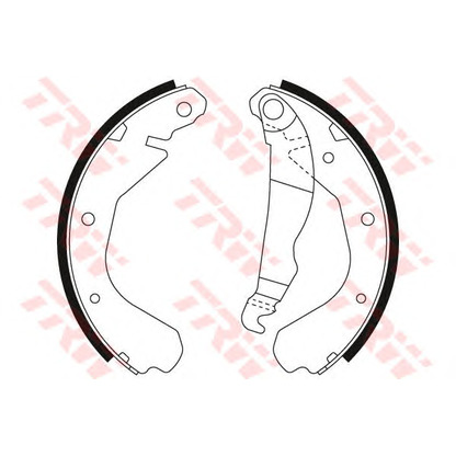 Фото Комплект тормозных колодок TRW GS6214