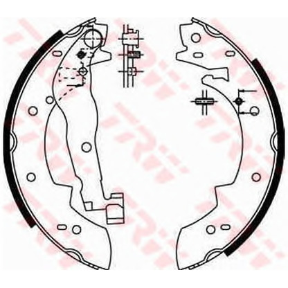 Фото Комплект тормозных колодок TRW GS6251