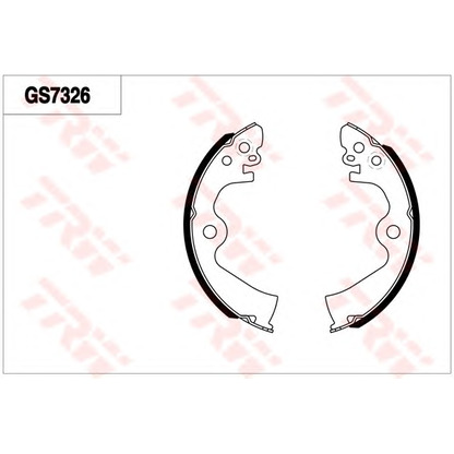 Photo Brake Shoe Set TRW GS7326