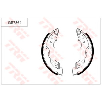 Zdjęcie Zesatw szczęk hamulcowych TRW GS7864