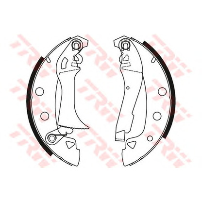 Zdjęcie Zesatw szczęk hamulcowych TRW GS8037