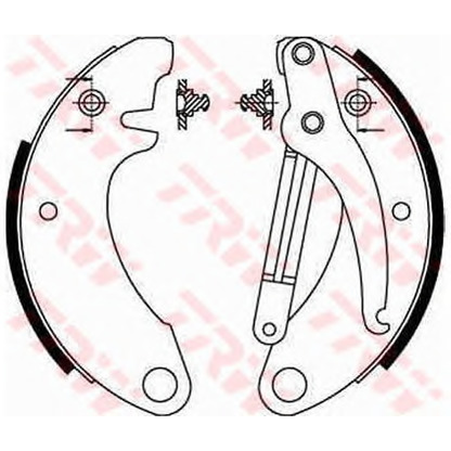 Фото Комплект тормозных колодок TRW GS8052