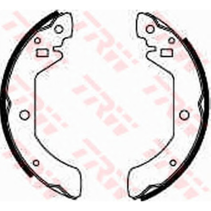 Photo Brake Shoe Set TRW GS8111