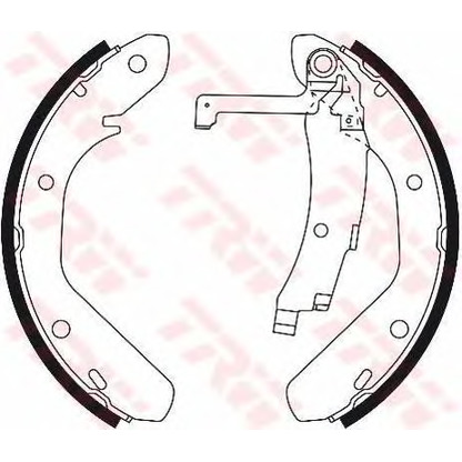 Фото Комплект тормозных колодок TRW GS8250