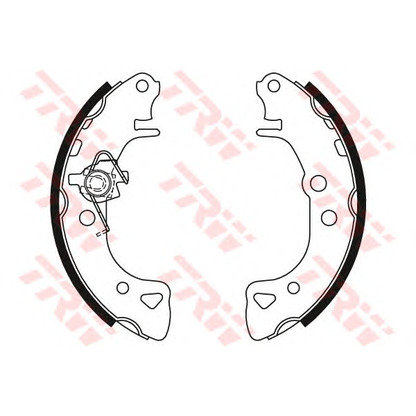 Photo Brake Shoe Set TRW GS8271