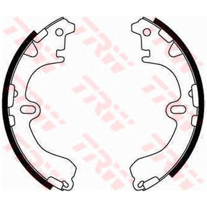 Photo Brake Shoe Set TRW GS8291