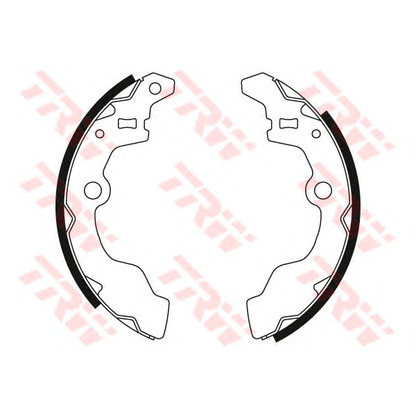 Photo Brake Shoe Set TRW GS8431