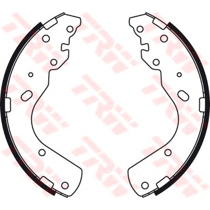 Photo Brake Shoe Set TRW GS8443