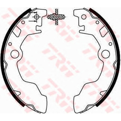 Photo Brake Shoe Set TRW GS8583