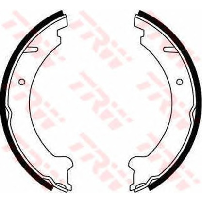 Photo Brake Shoe Set, parking brake TRW GS8599