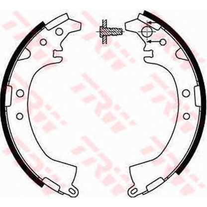 Photo Brake Shoe Set TRW GS8649