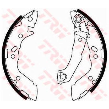 Photo Brake Shoe Set TRW GS8659