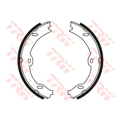 Zdjęcie Zesatw szczęk hamulcowych, hamulec postojowy TRW GS8721