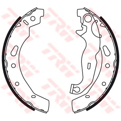 Photo Brake Shoe Set TRW GS8787