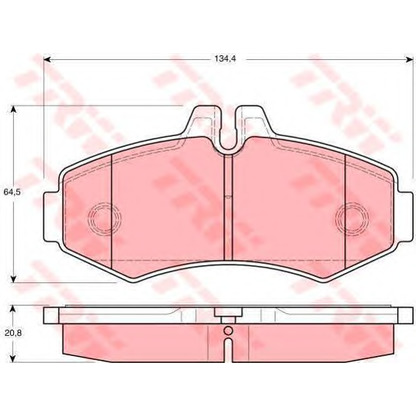 Foto Kit freno, Freno a disco TRW GTD1103