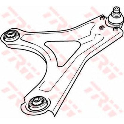 Фото Рычаг независимой подвески колеса, подвеска колеса TRW JTC179