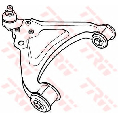 Фото Рычаг независимой подвески колеса, подвеска колеса TRW JTC229