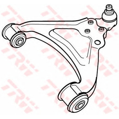 Фото Рычаг независимой подвески колеса, подвеска колеса TRW JTC230