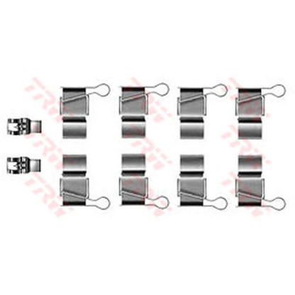 Zdjęcie Zestaw akcesoriów, klocki hamulcowe TRW PFK363
