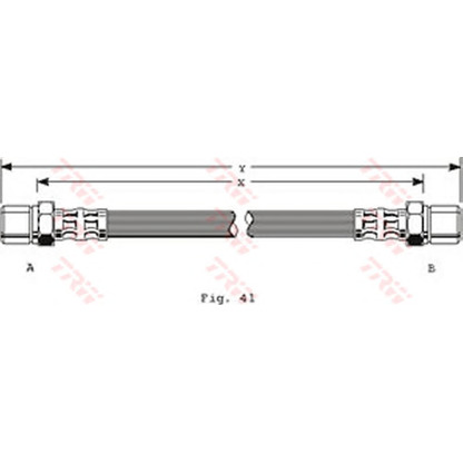 Photo Flexible de frein TRW PHA103