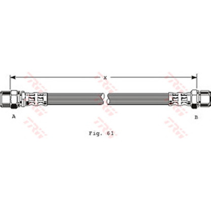 Foto Tubo flexible de frenos TRW PHA228