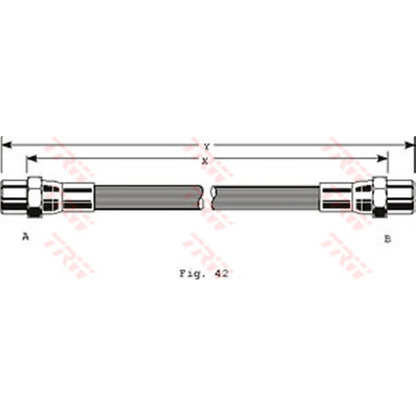 Photo Flexible de frein TRW PHA238