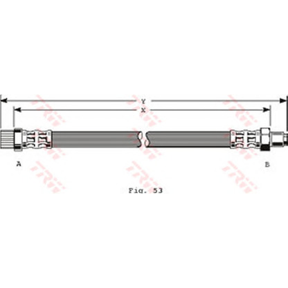 Photo Flexible de frein TRW PHA270