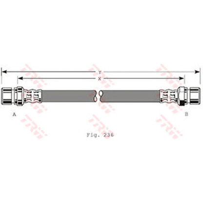 Foto Flessibile del freno TRW PHA361