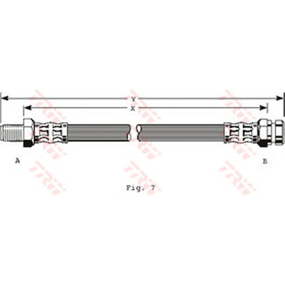 Photo Flexible de frein TRW PHB191