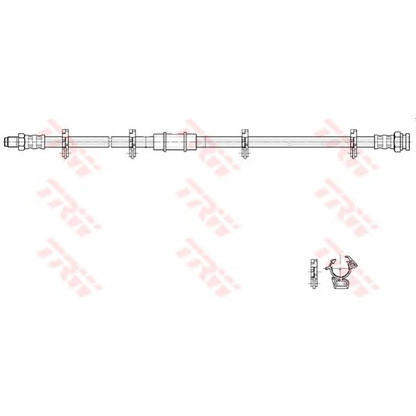 Photo Brake Hose TRW PHB192