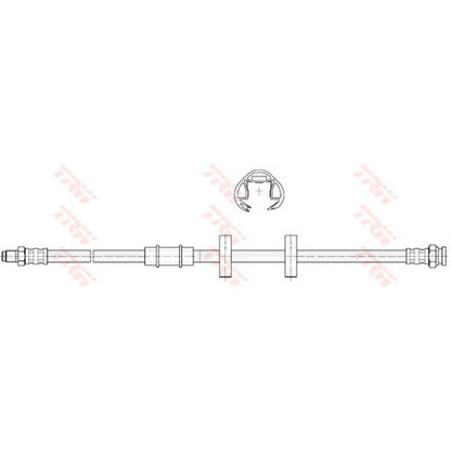 Foto Tubo flexible de frenos TRW PHB327