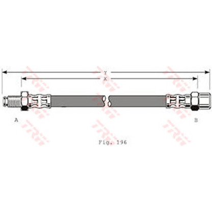 Фото Тормозной шланг TRW PHB352