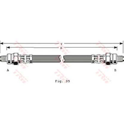 Фото Тормозной шланг TRW PHC113