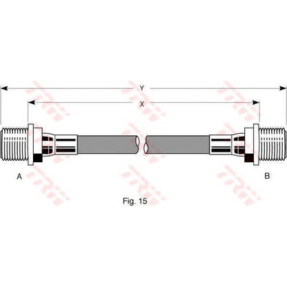 Фото Тормозной шланг TRW PHC185