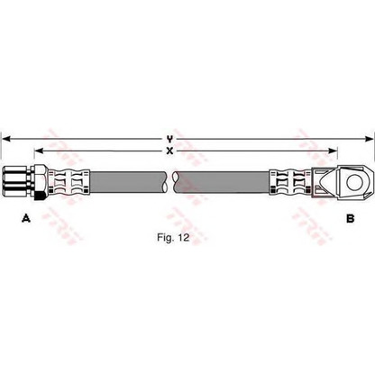 Photo Flexible de frein TRW PHD108