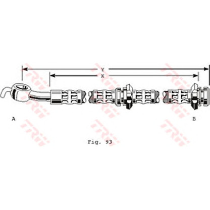 Photo Brake Hose TRW PHD126