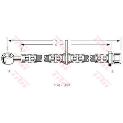 Foto Tubo flexible de frenos TRW PHD191