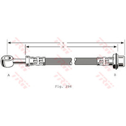 Foto Tubo flexible de frenos TRW PHD193