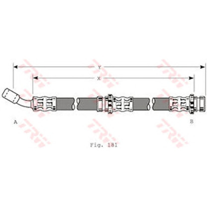 Photo Flexible de frein TRW PHD199