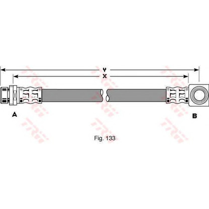 Photo Flexible de frein TRW PHD273