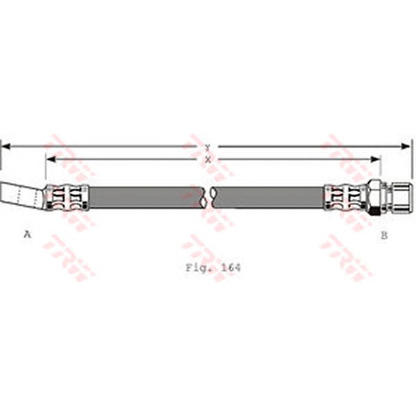 Foto Flessibile del freno TRW PHD348