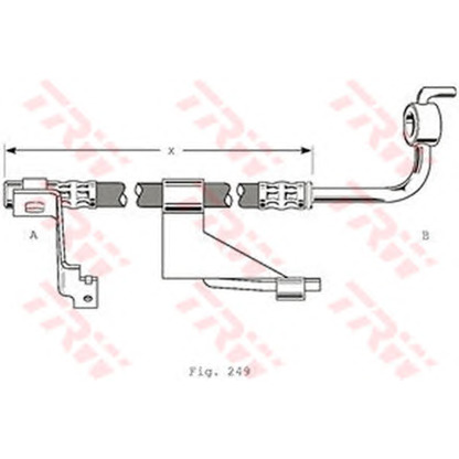 Foto Flessibile del freno TRW PHD364