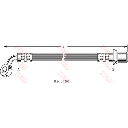 Photo Flexible de frein TRW PHD476