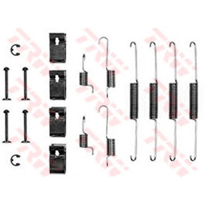 Foto Zubehörsatz, Bremsbacken TRW SFK123